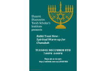 Rabbi Yossi New-Chanukah