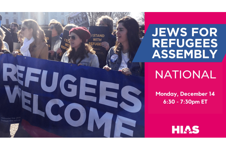 jews for refugees assembly