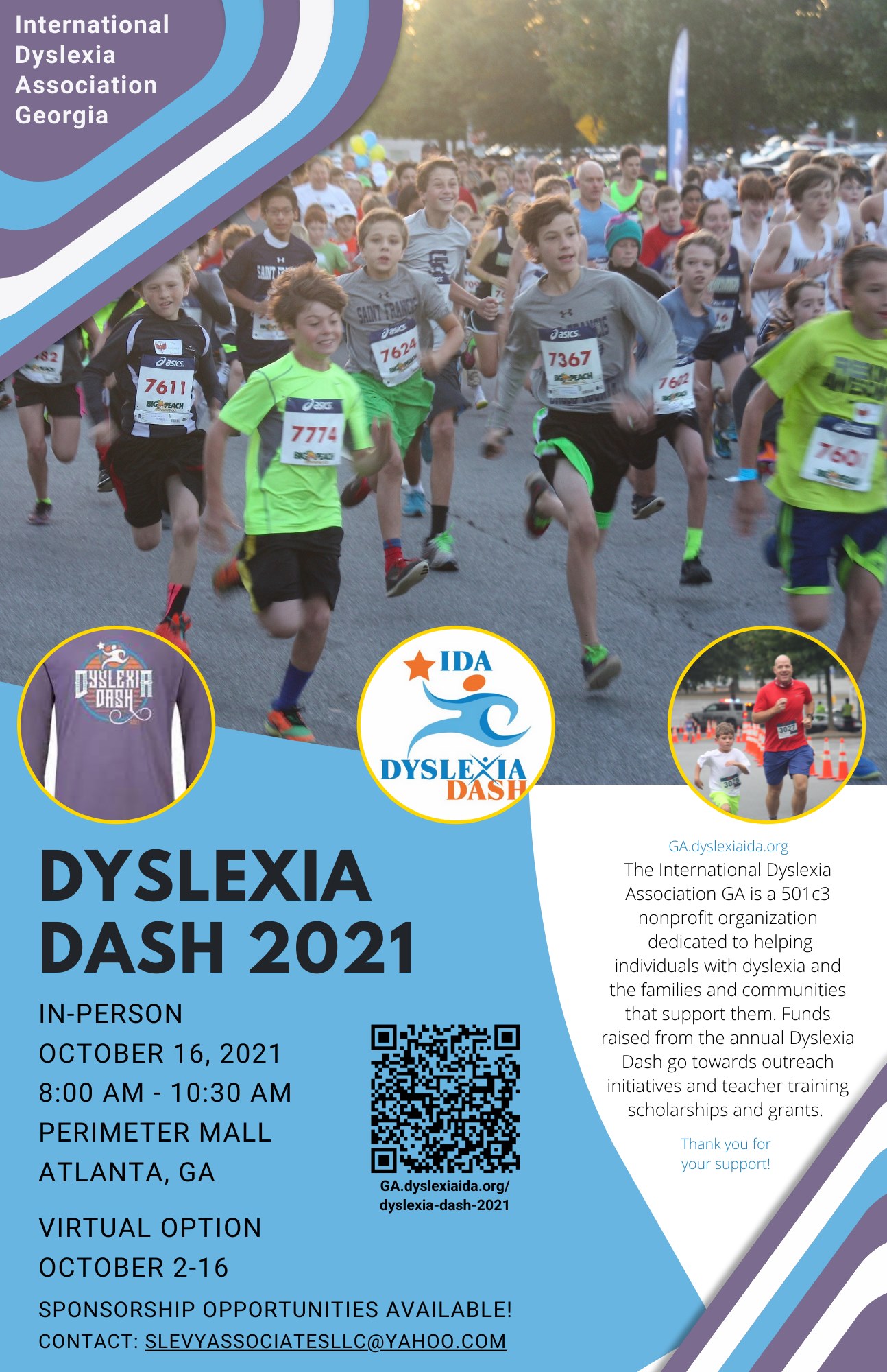 Dyslexia Dash 2021 Atlanta Jewish Connector