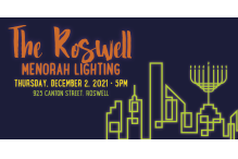 Roswell Menorah Lighting 12.2 Nov 30