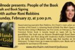CAL_227 People of the Book Talk and Signing with Author Roni Robbins February 15