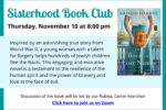 Sisterhood Book Club November 2022 - small