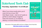 Sisterhood Book Club September 2022
