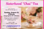 Sisterhood Tea Postcard 2022 small