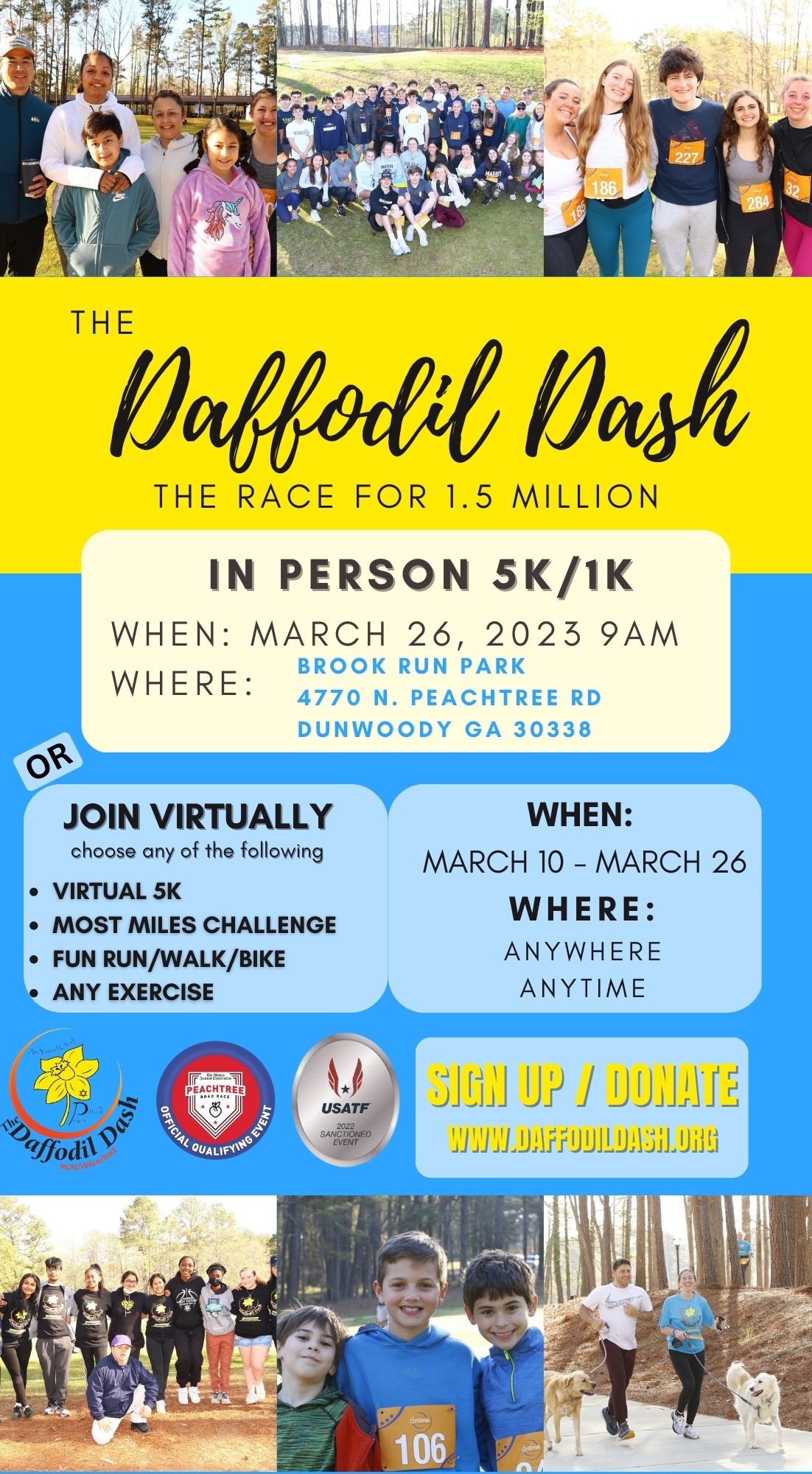 The Daffodil Dash The Race for 1.5 Million Atlanta Jewish Connector