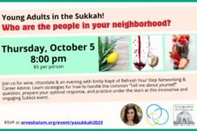 Young Adults in the Sukkah Postcard