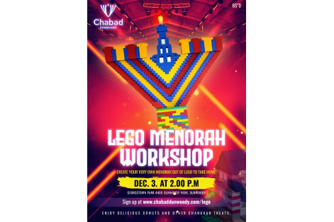 CAL_1203 Lego Menorah Workshop NOVEMBER 30