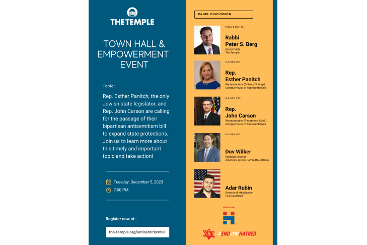 Final Flyer - Antisemitism Town Hall (1)