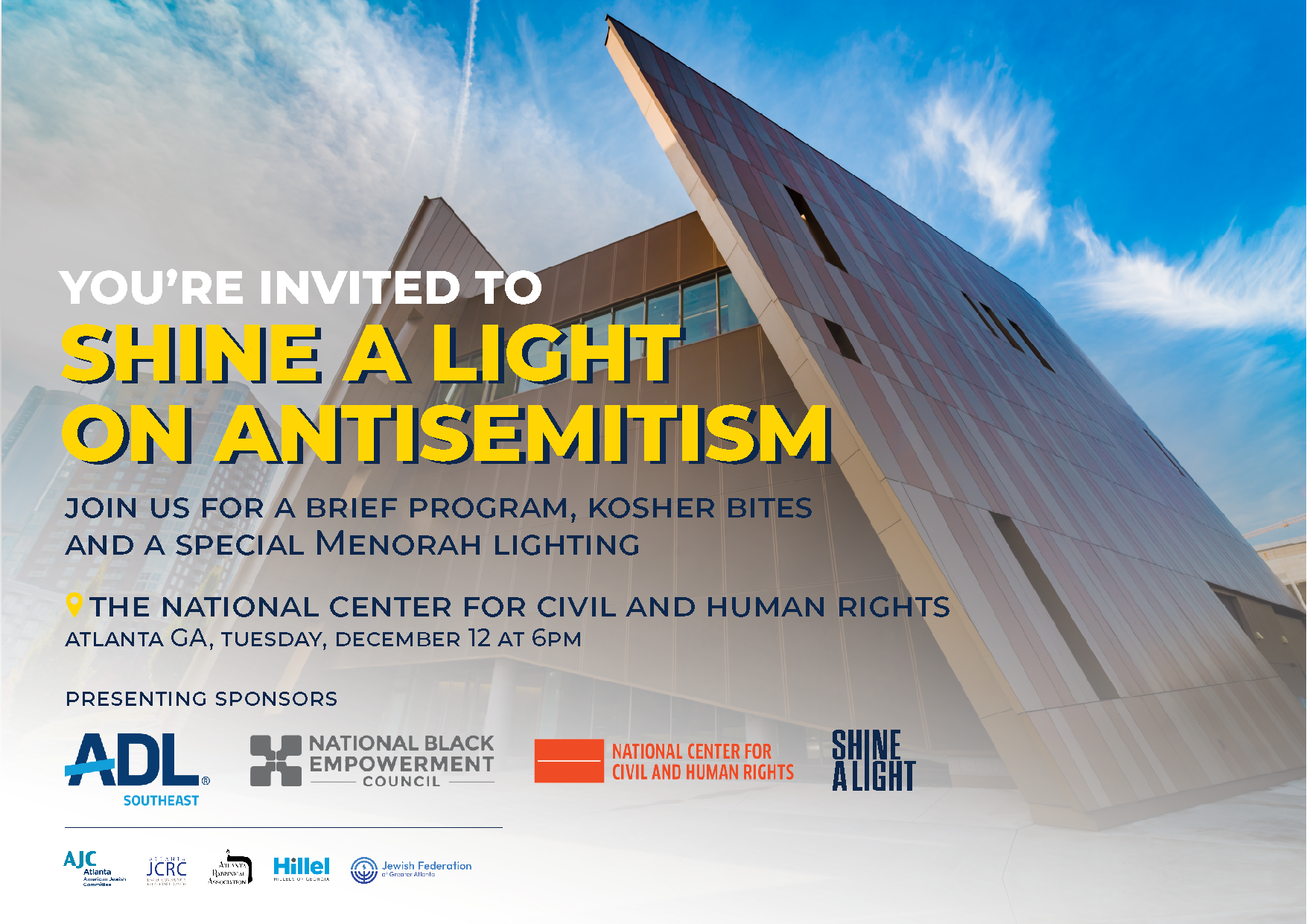 Shine a Light on Antisemitism 2023 | Atlanta Jewish Connector