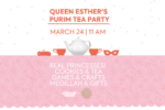 Queen esther purim tea party