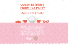Queen esther purim tea party