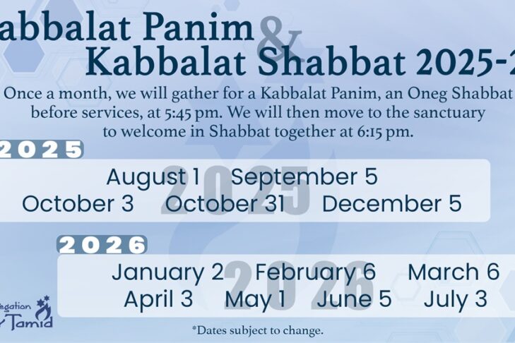 CAL_Kabbalat Panim Shabbat
