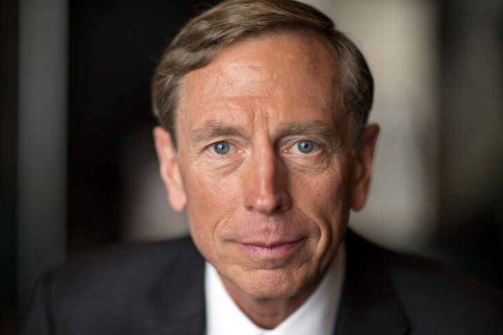 NEW YORK-- JULY 22:  Former CIA Director GEN David Petraeus during interview for CBS/Showtime documentary on CIA directors, New York, New York, July 22, 2015. (Photo David Hume Kennerly/GettyImages)