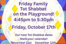 CAL_1212 Friday Family Tot Shabbat on the Playground November
