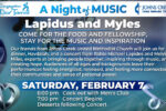 CAL_0207 Evening with Lapidus and Myles January 31