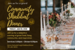 shabbat dinner jan 2026 shabbat dinner jan 2026