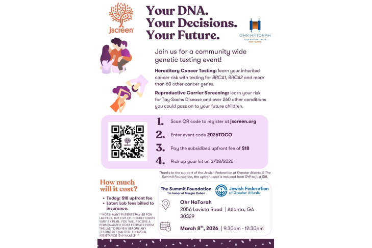 CAL_0308 Toco Screening - Your DNA. Your Decisions. Your Future. February 28
