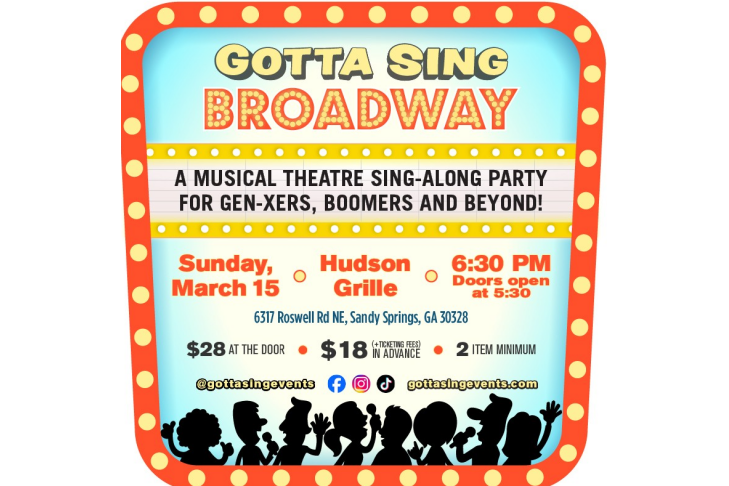 CAL_0315 Gotta Sing Events Broadway March 15
