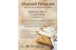 CAL_0521 Shavuot Program May 15