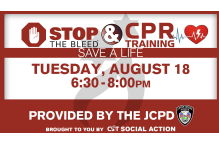 CAL_0818 Defibrillator and Stop the Bleed Training August 15
