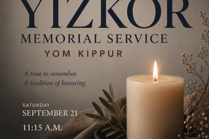CAL_0921 Yizkor Memorial Sservice SEptember 15