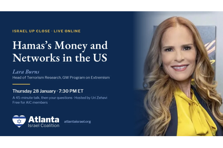 CAL_0128 Israel Up Close Hamas’s Money and Networks in the US, with Lara Burns January 15